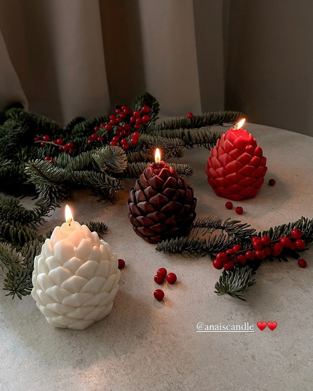 Pinecone Candle