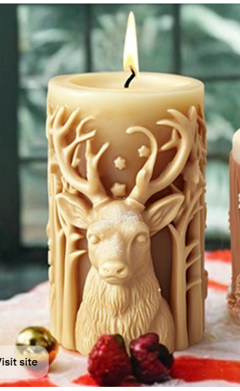 Reindeer Candle