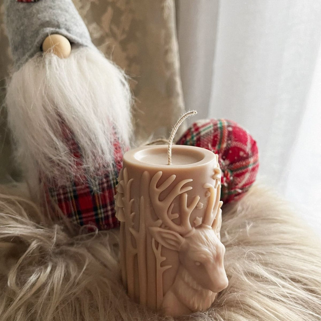 Reindeer Candle