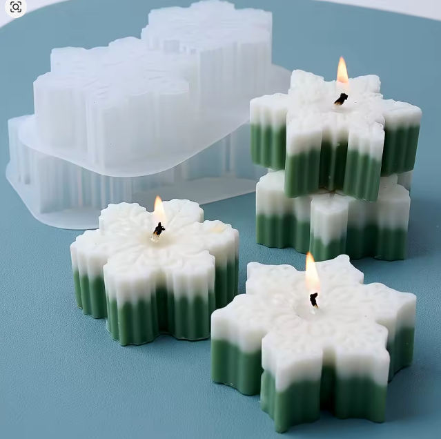 Snowflake Candle