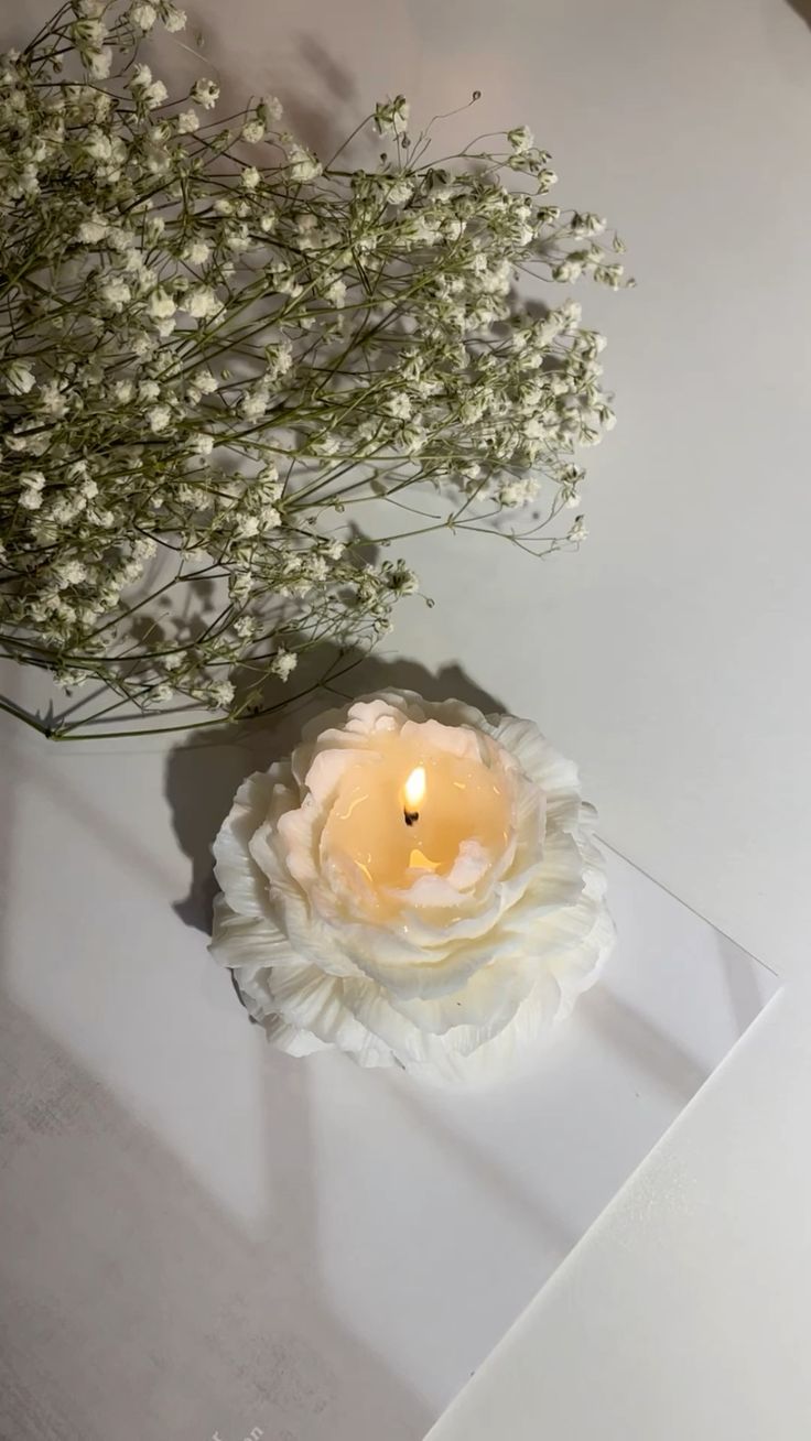 Rose Candle