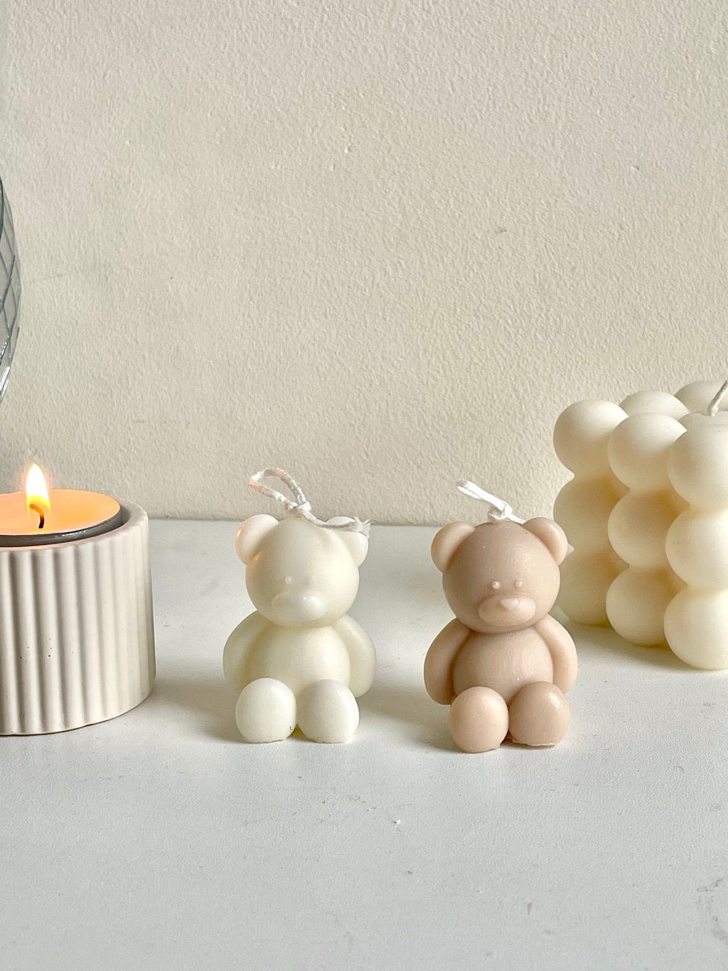Teddy Candle